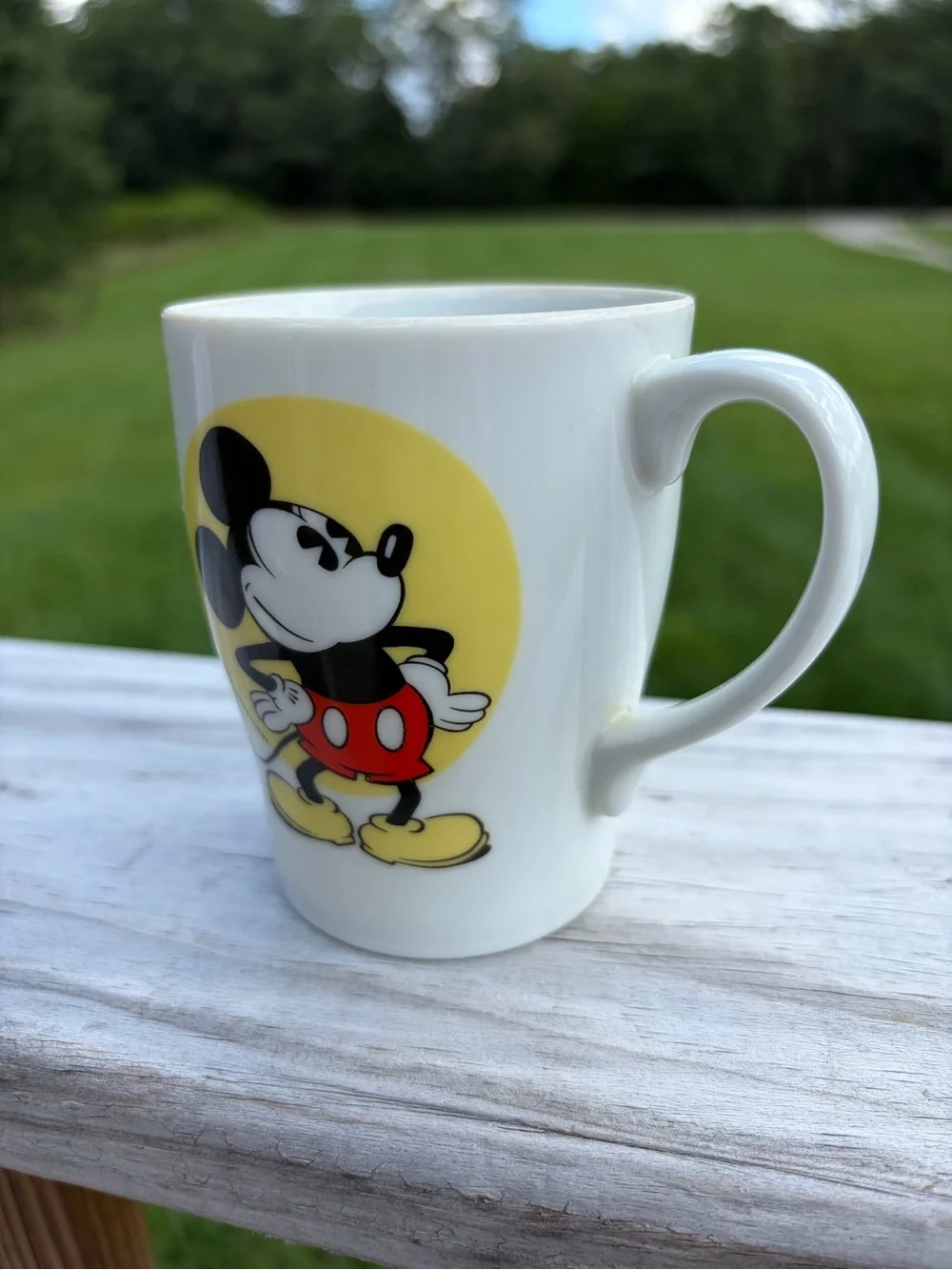 Vintage Mickey Mouse Coffee Mug Cup Made In Japan,  Walt Disney Productions